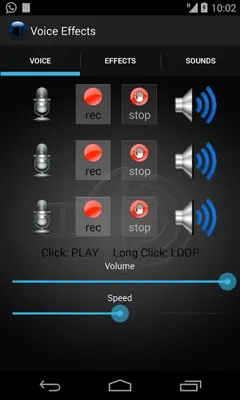 Voice Effects android App screenshot 2